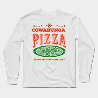 Cowabunga Pizza Long Sleeve T-Shirt